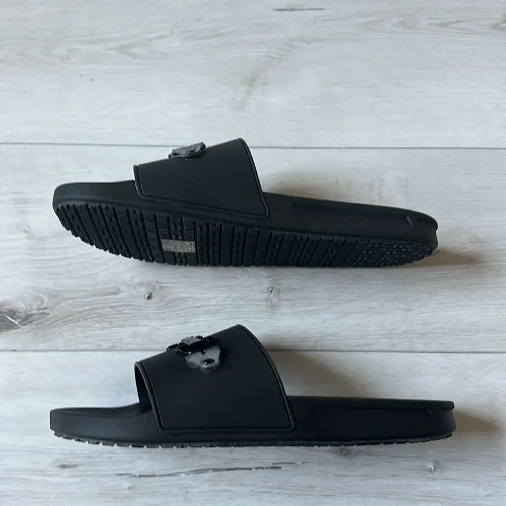 Also Loungeslide Slide sandal Black Mens Size 11 Nwt Without Box - Picture 9 of 11